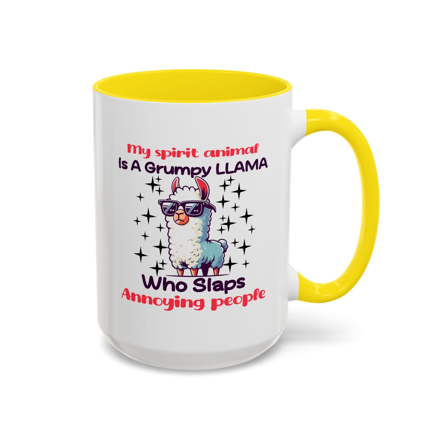 Humor Mug - My Spirit Animal is a Grumpy Llama