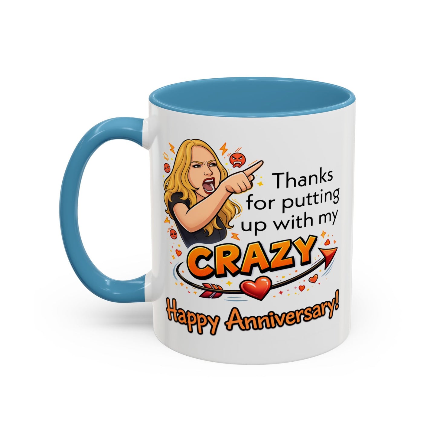 Anniversary Mug - Thanks For Putting Up