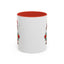 Christmas Mug - Merry Christmas White & Green Text Gnome Snow