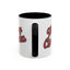 Christmas Mug - Merry Christmas Red & Black Baseball Text