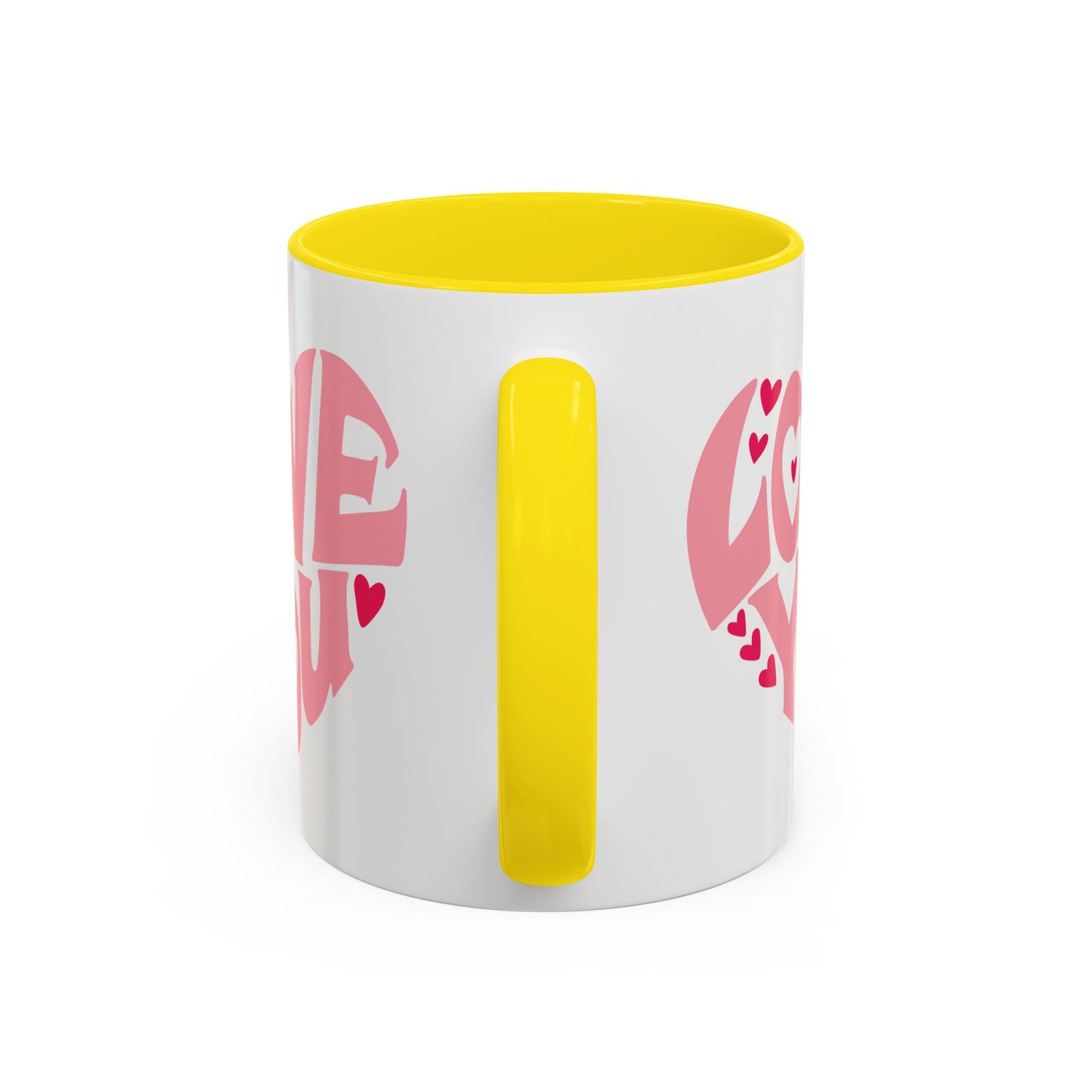 Valentine's Day Mug - Love You Heart Lettering