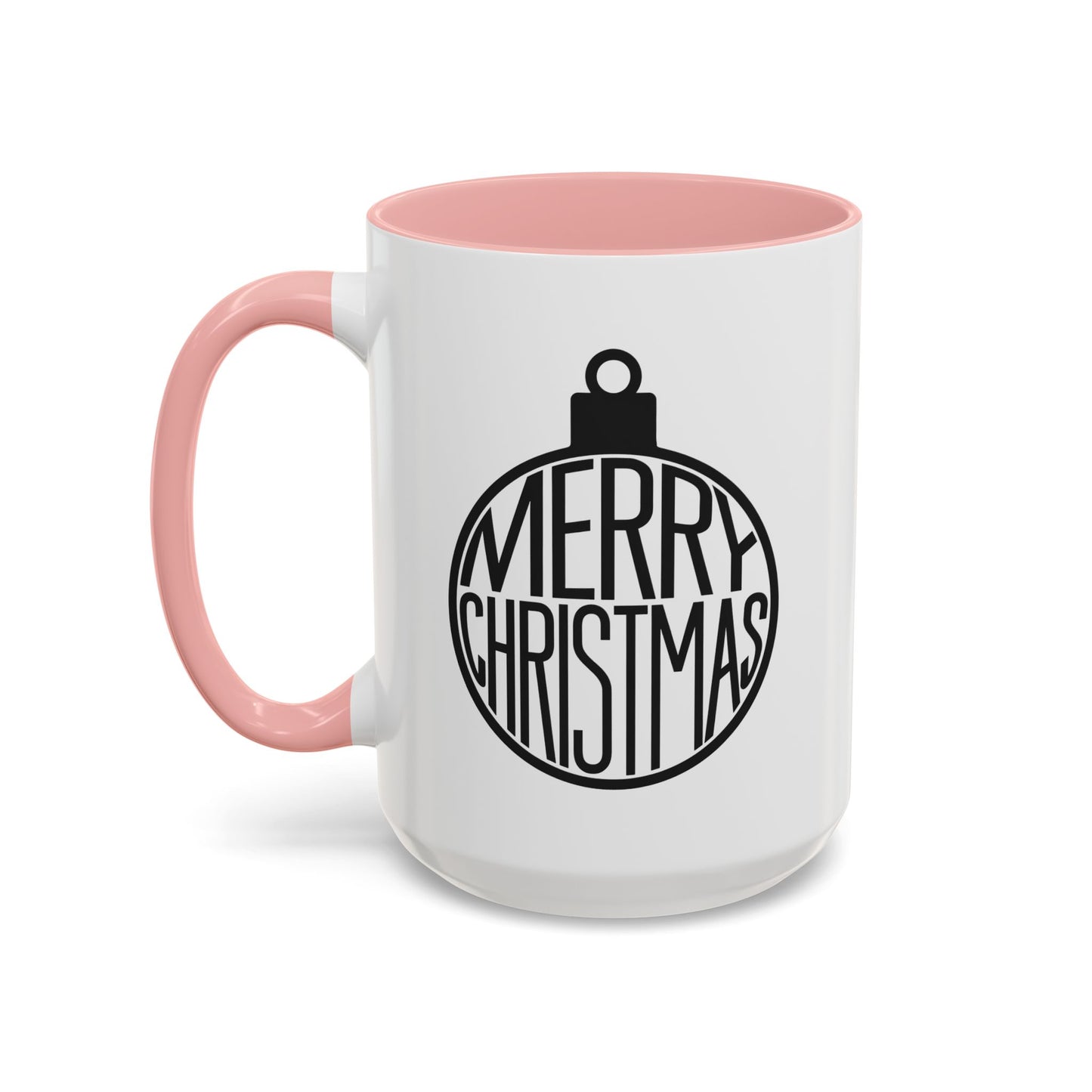 Christmas Mug - Merry Christmas Black Text Ornament
