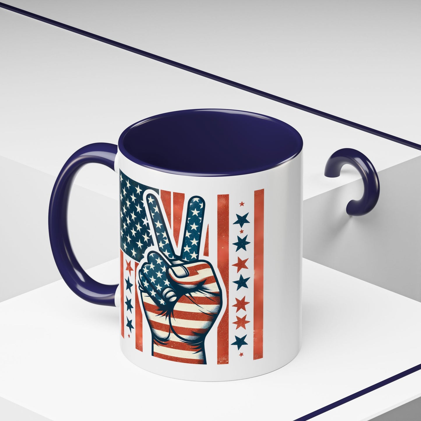 4th of July - Peace Sign Flag