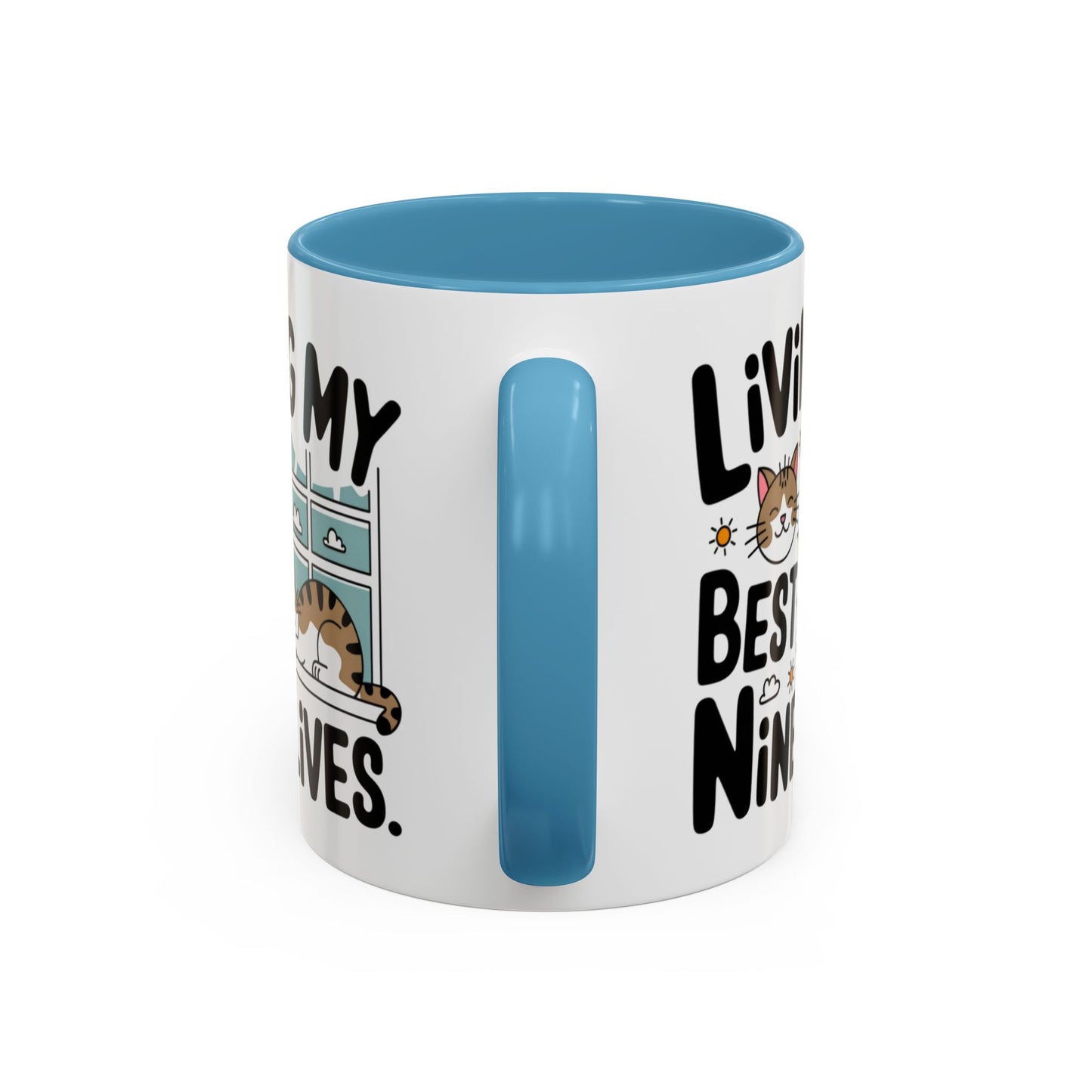 Animal Mug - Living My Best Nine Lives