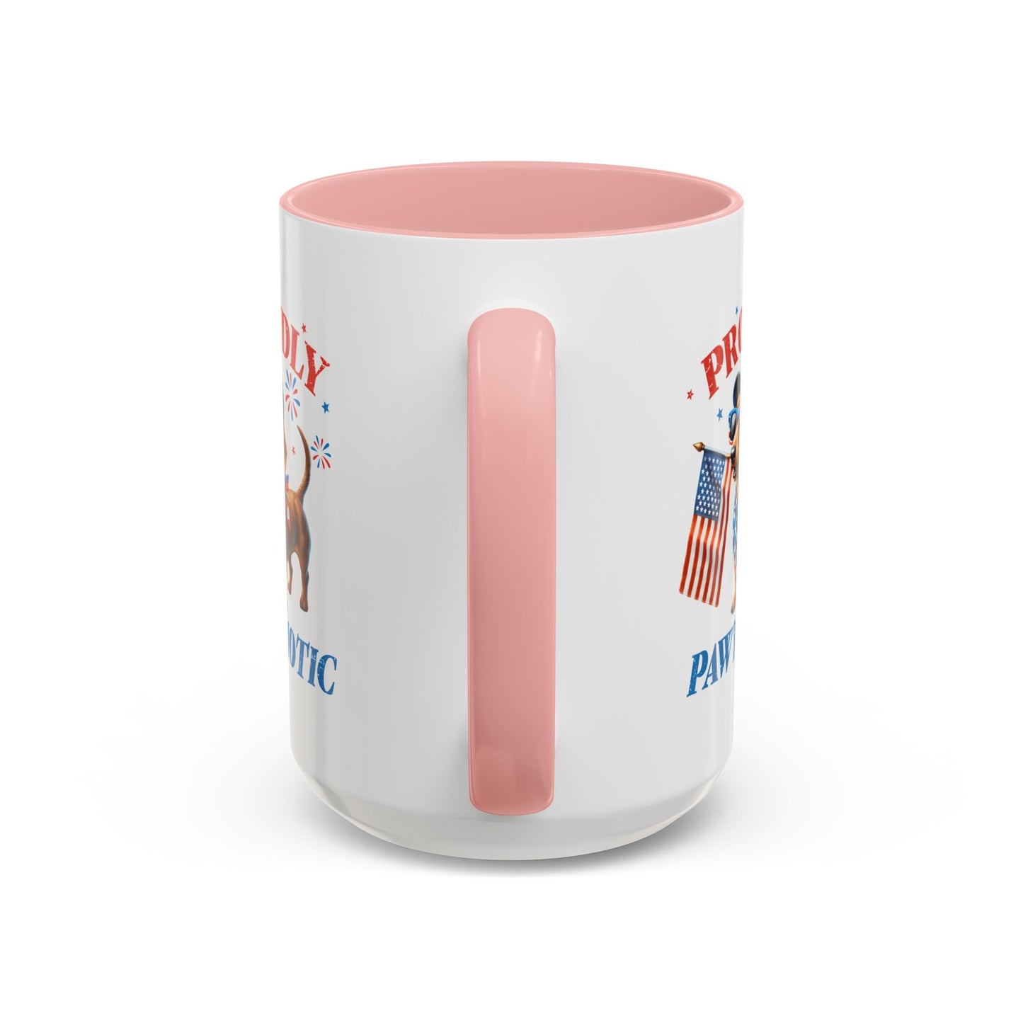 4th of July Mug - Proudly Pawtriotic Dog