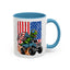 4th of July Mug - T Rex Riding Monster Truck