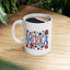 4th of July Mug - Patriotic Floral America