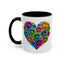 Animal Mug - Dog Paws Heart