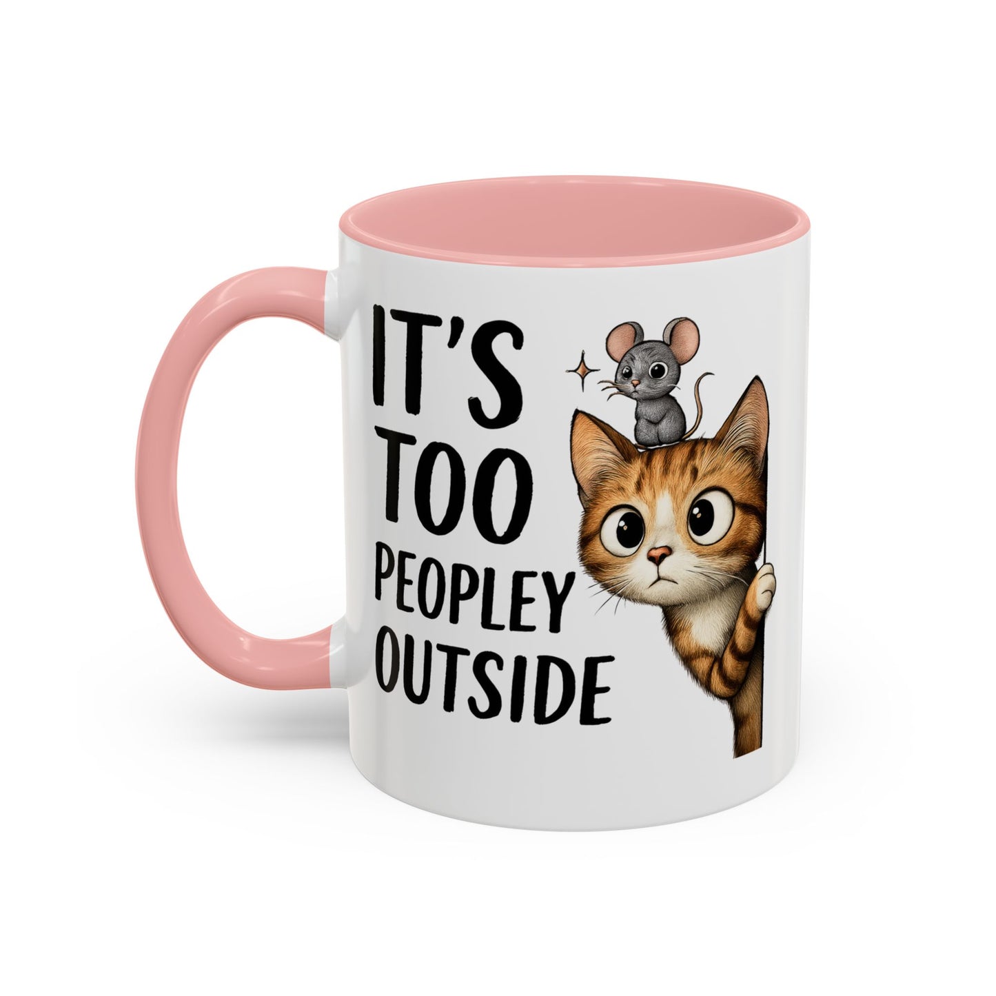 Animal Mug - It's Too Peopley Outside