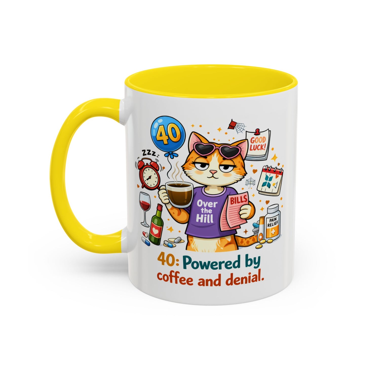 Birthday Mug - 40 Powered By
