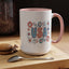 4th of July Mug - USA Preppy Floral