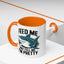 Humor Mug - Feed Me and Tell Me I'm Pretty Shark