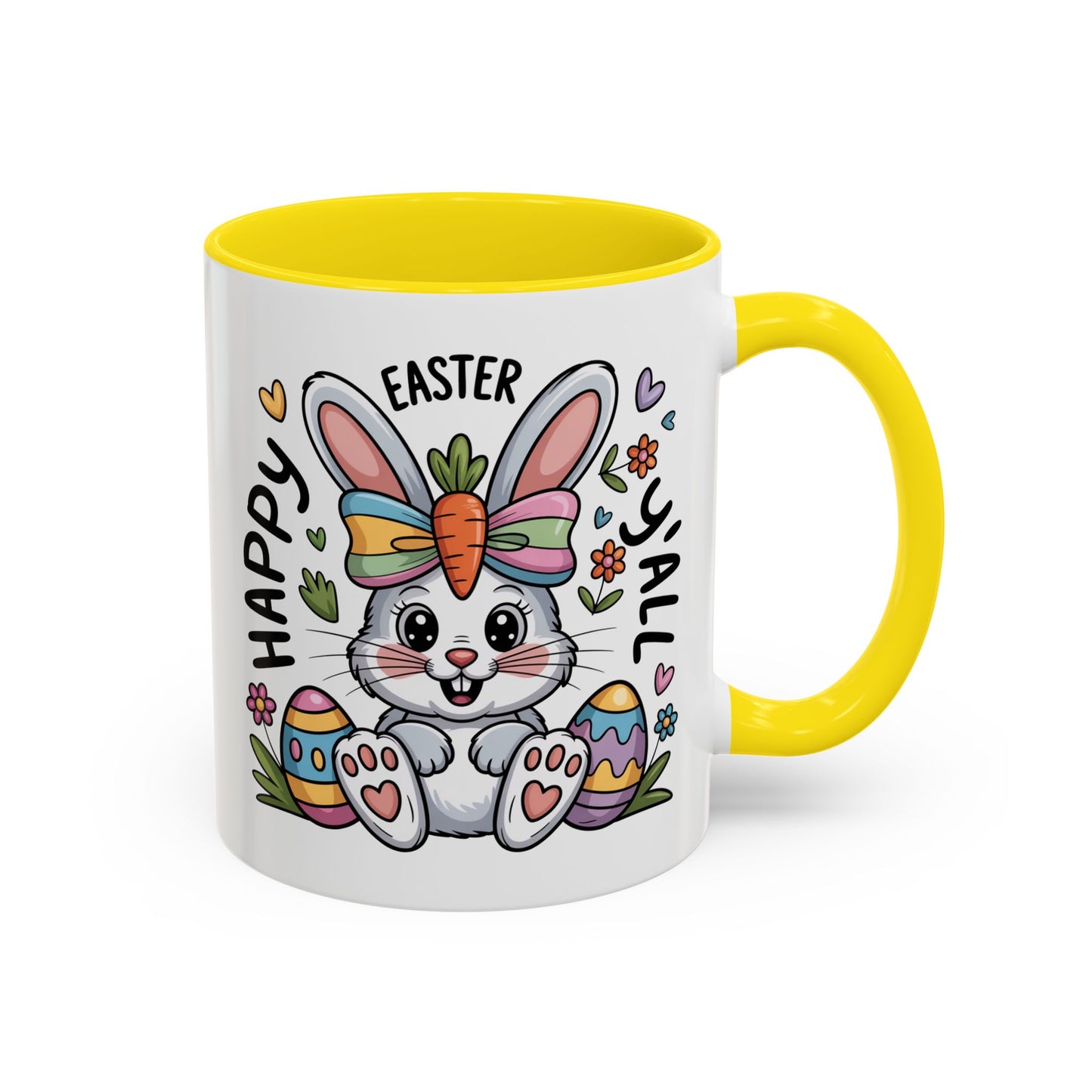 Easter Mug - Happy Easter Y'all Bunny