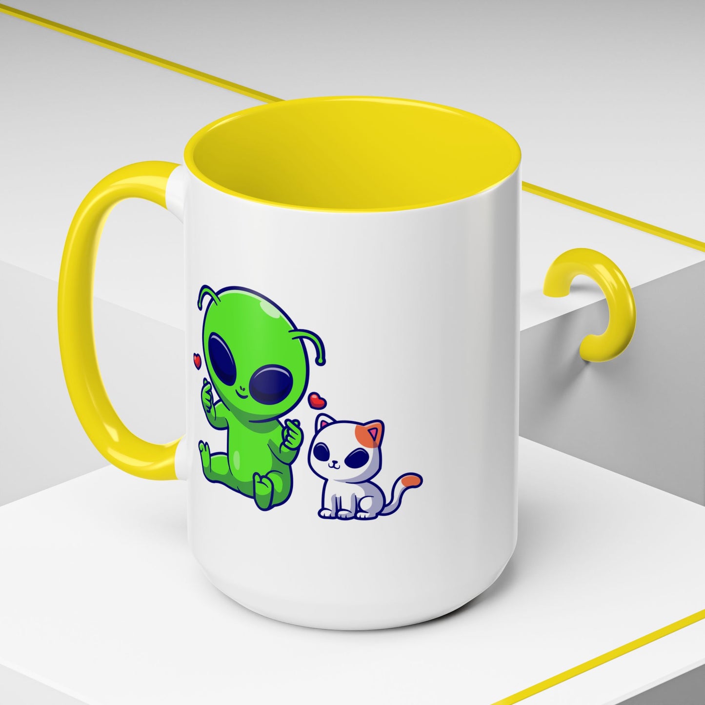 Alien Mug - Cute Alien Cat