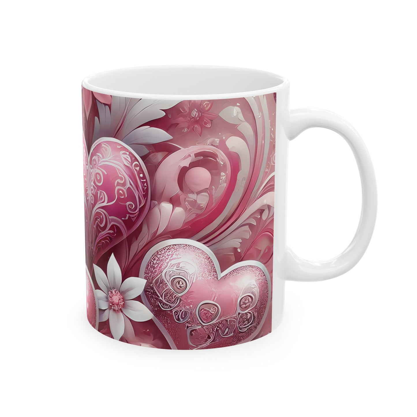 Artistic Mug - Art Hearts