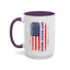 4th of July Mug - Happy Birthday America Flag