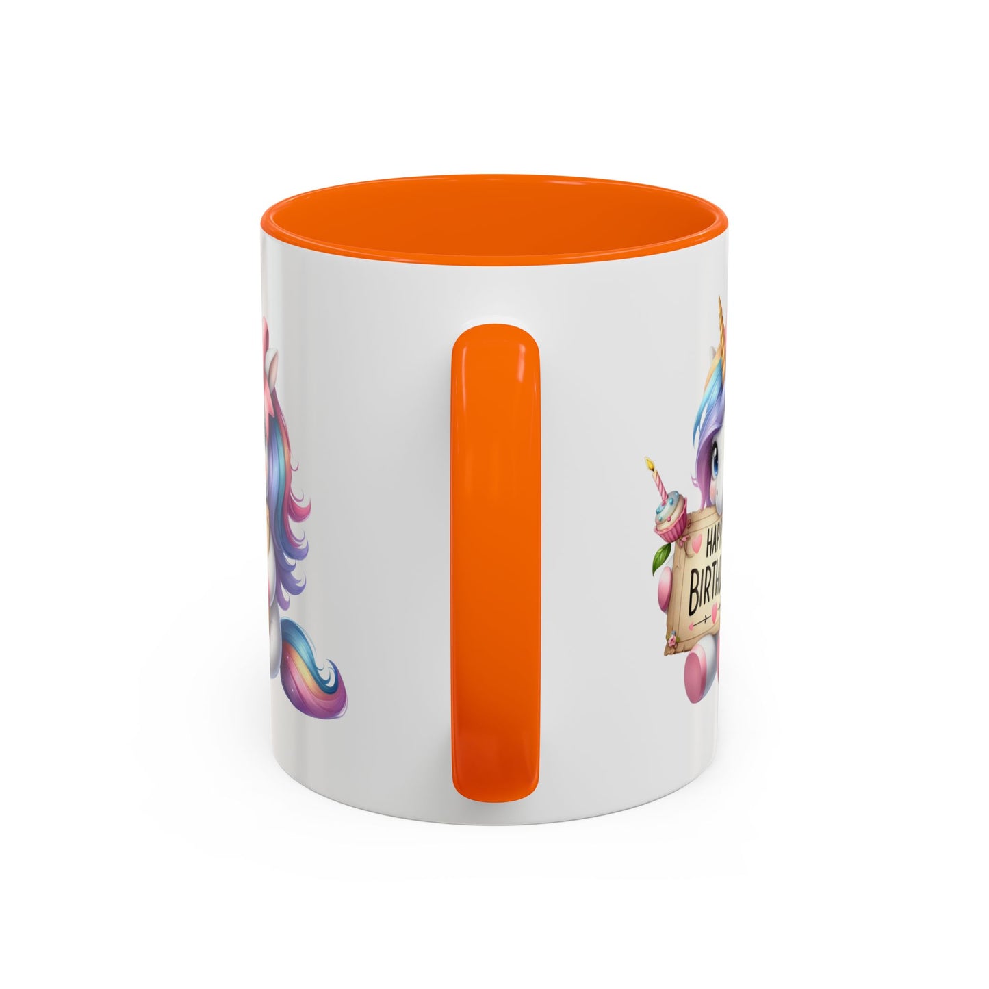 Birthday Mug - Girl Unicorn Happy Birthday Sign
