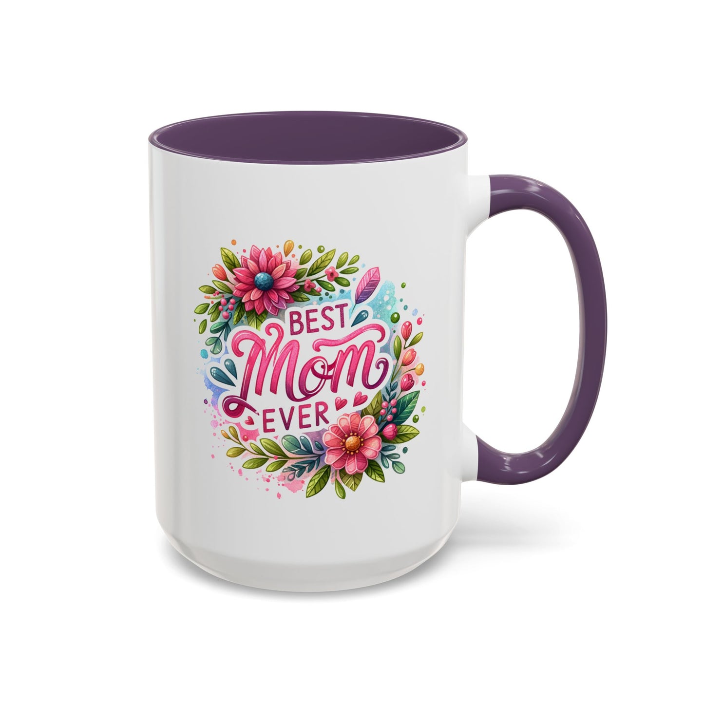 Mother's Day Mug - Best Mom Ever Floral