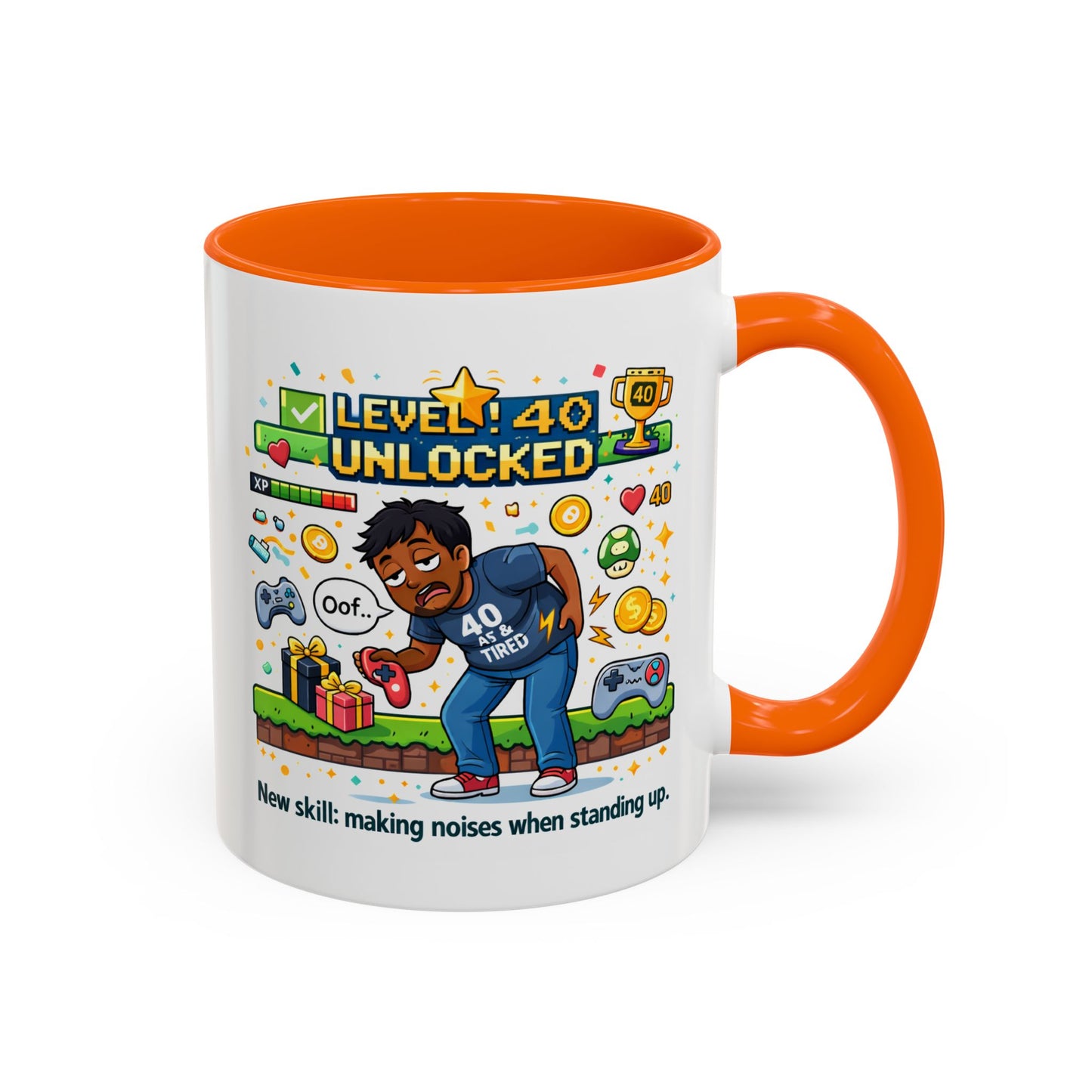 Birthday Mug - Level 40 Unlocked