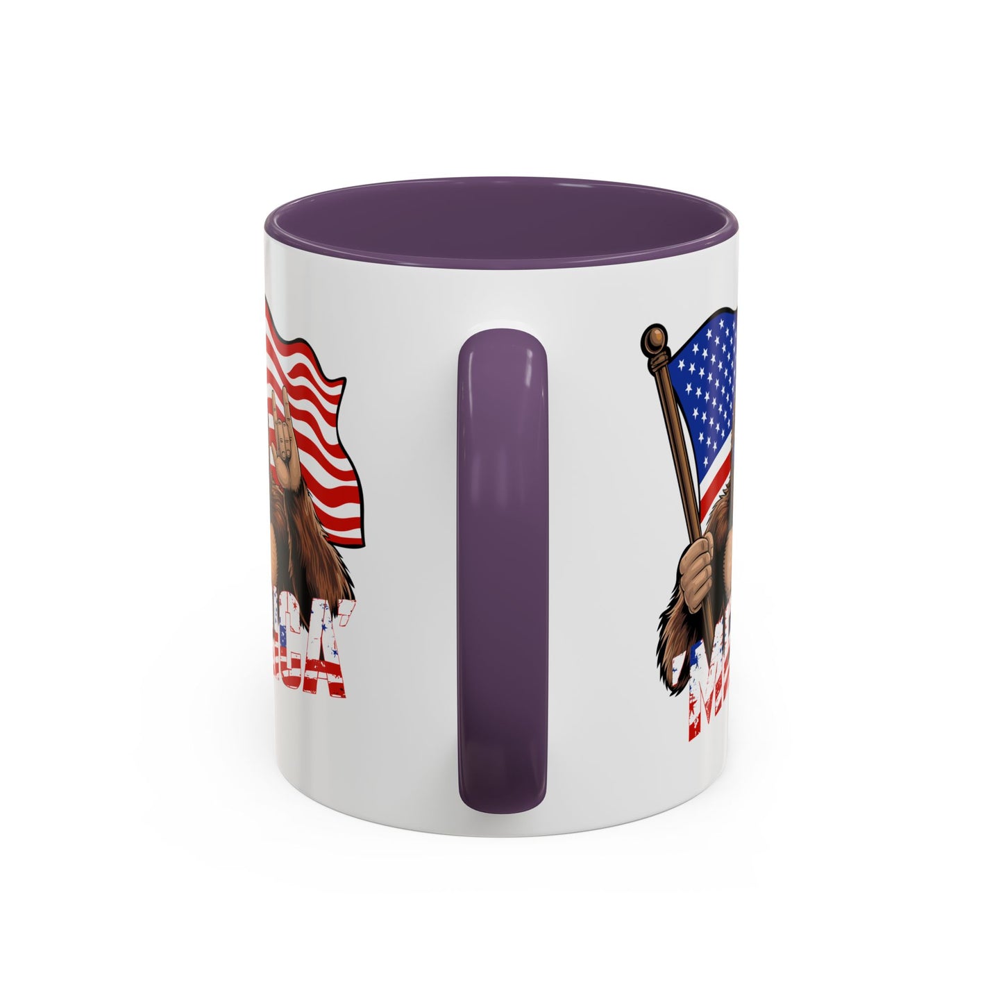 4th of July Mug - Bigfoot USA Flag