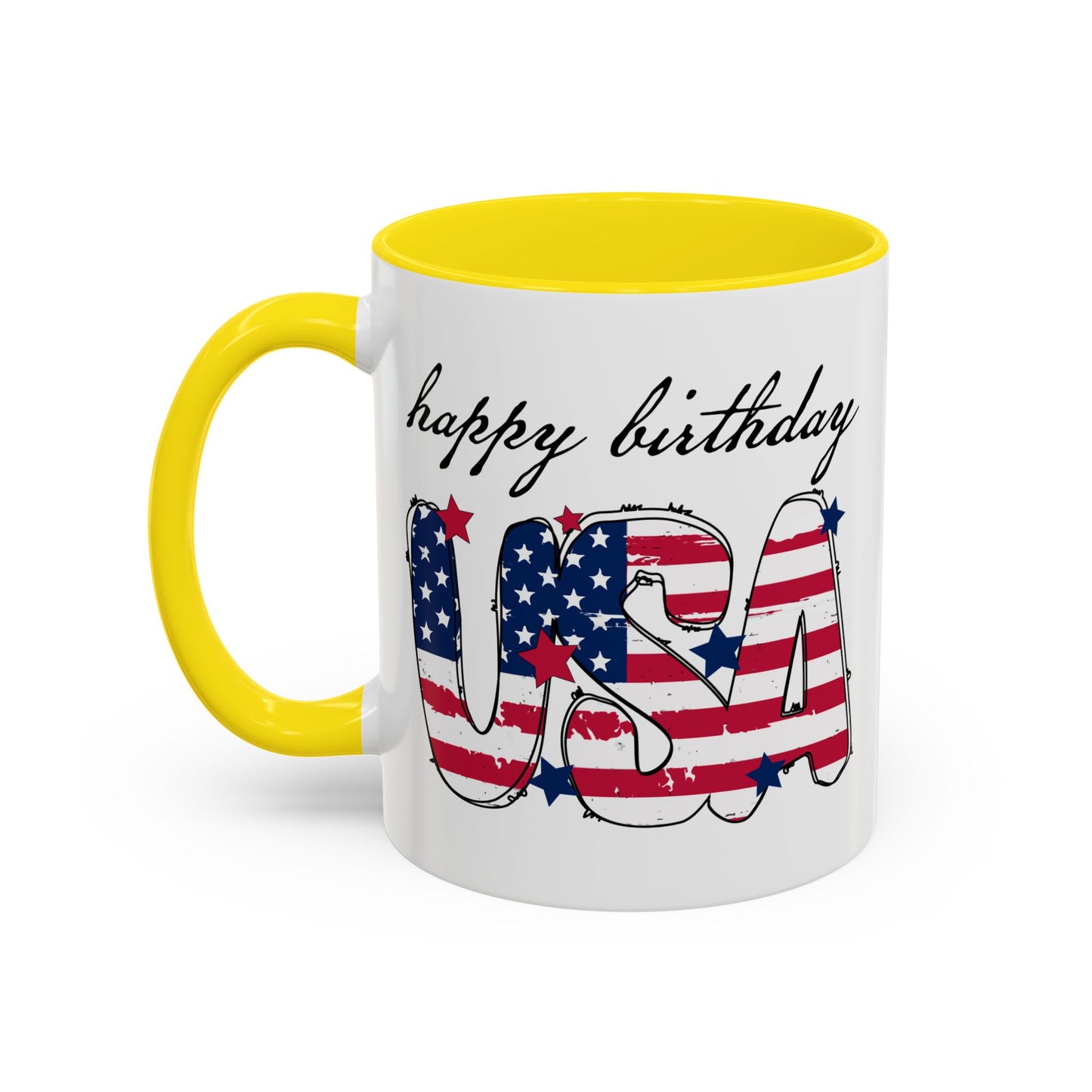 4th of July Mug - Happy Birthday USA