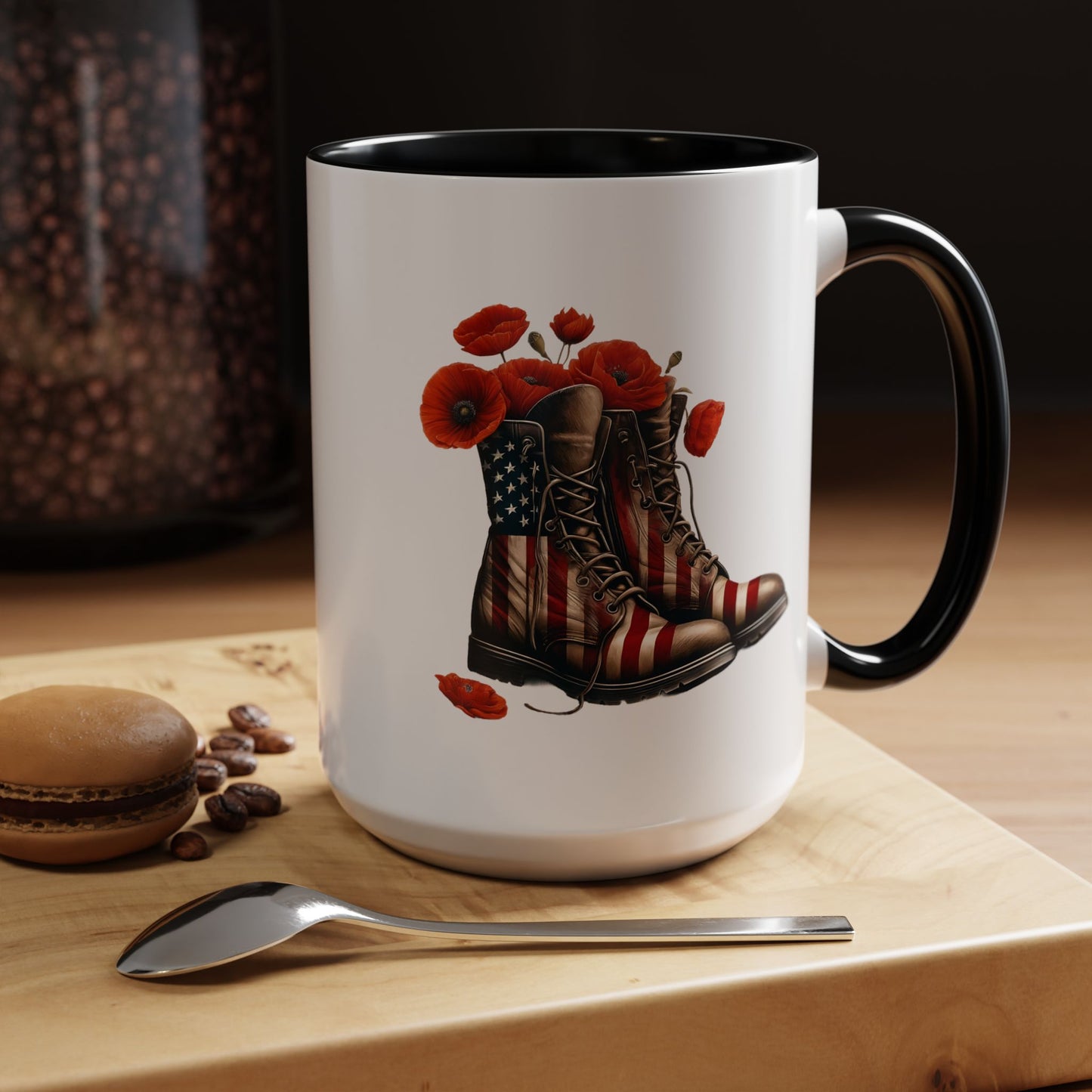 4th of July Mug - Fallen Soldier Boots