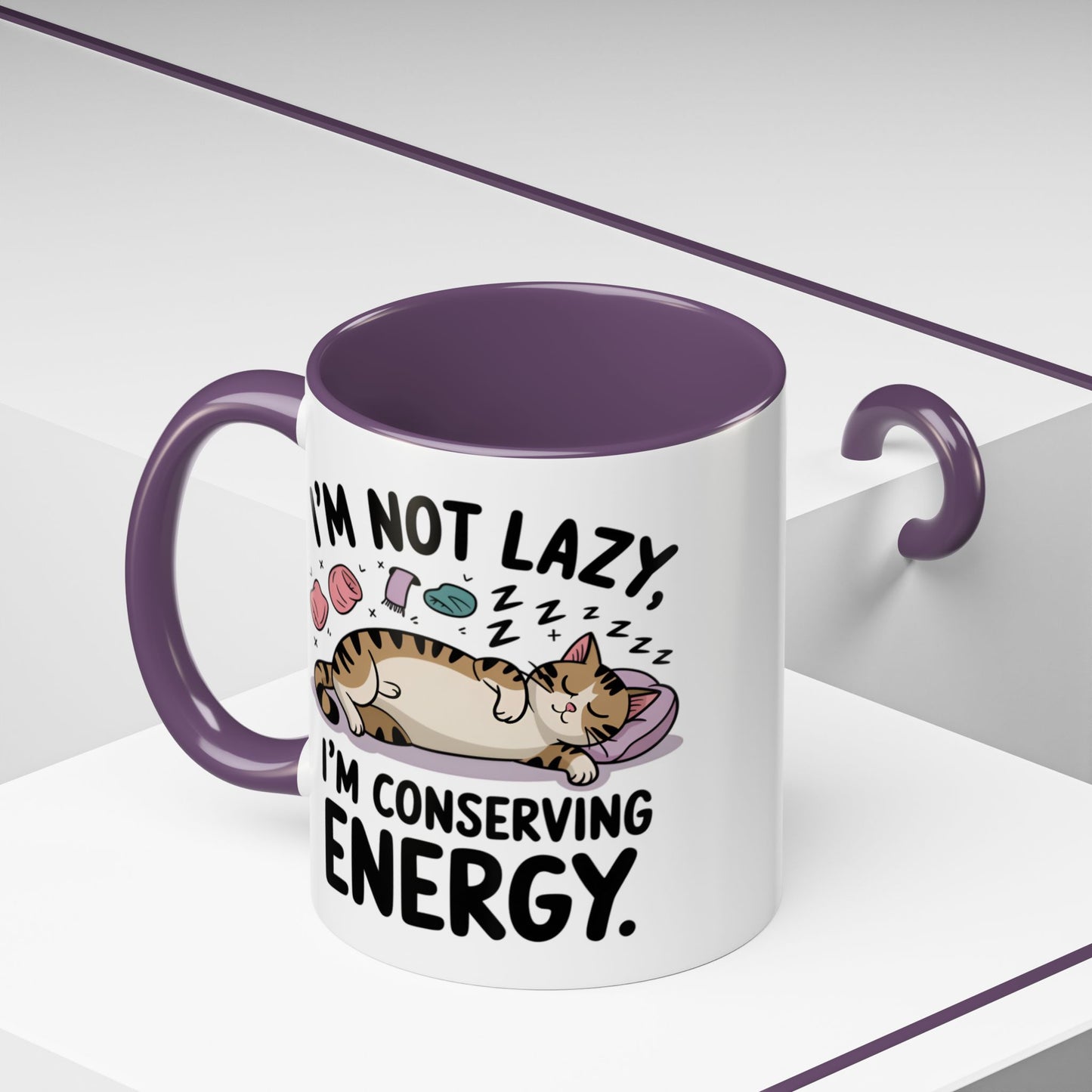 Animal Mug - I'm Not Lazy I'm Conserving Energy