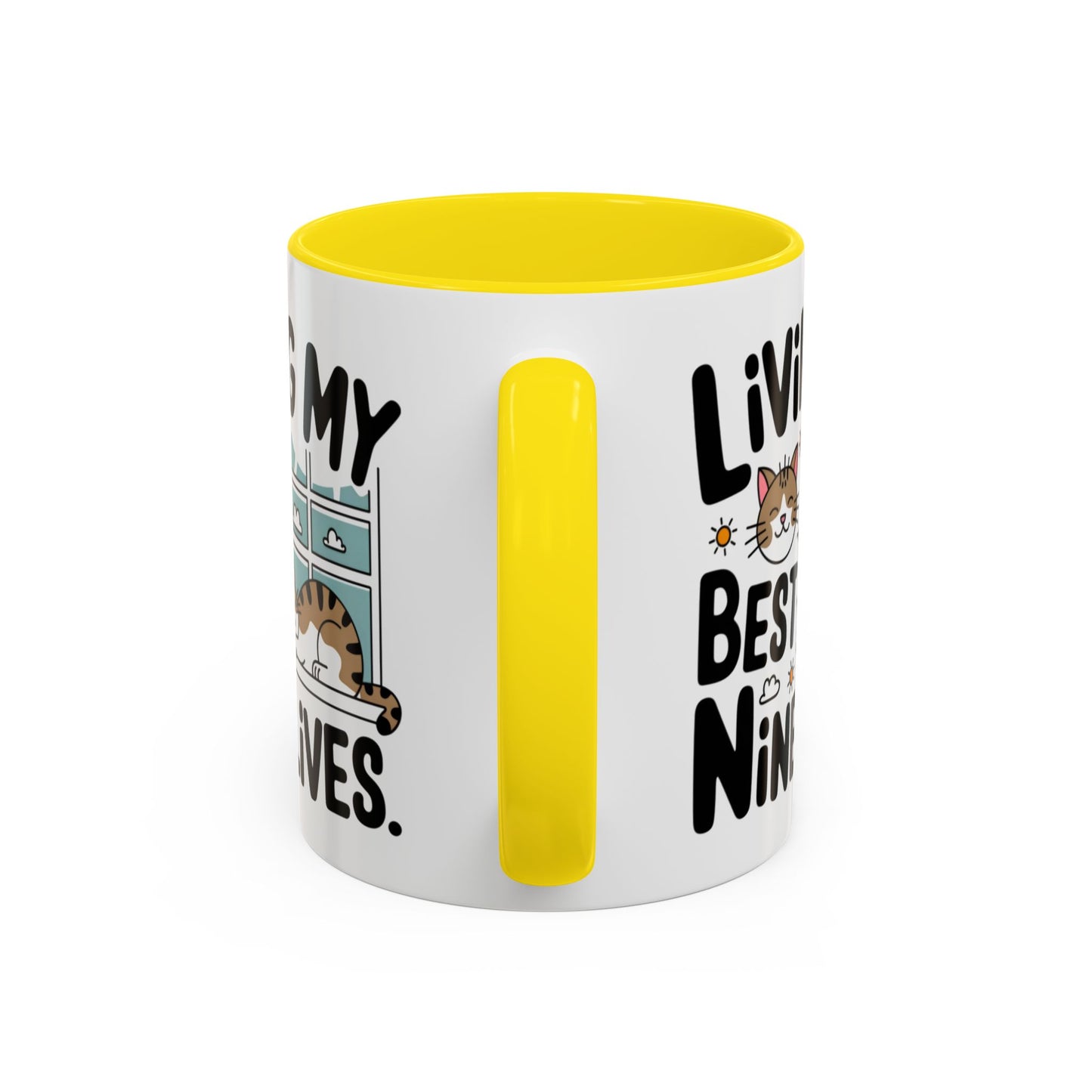 Animal Mug - Living My Best Nine Lives