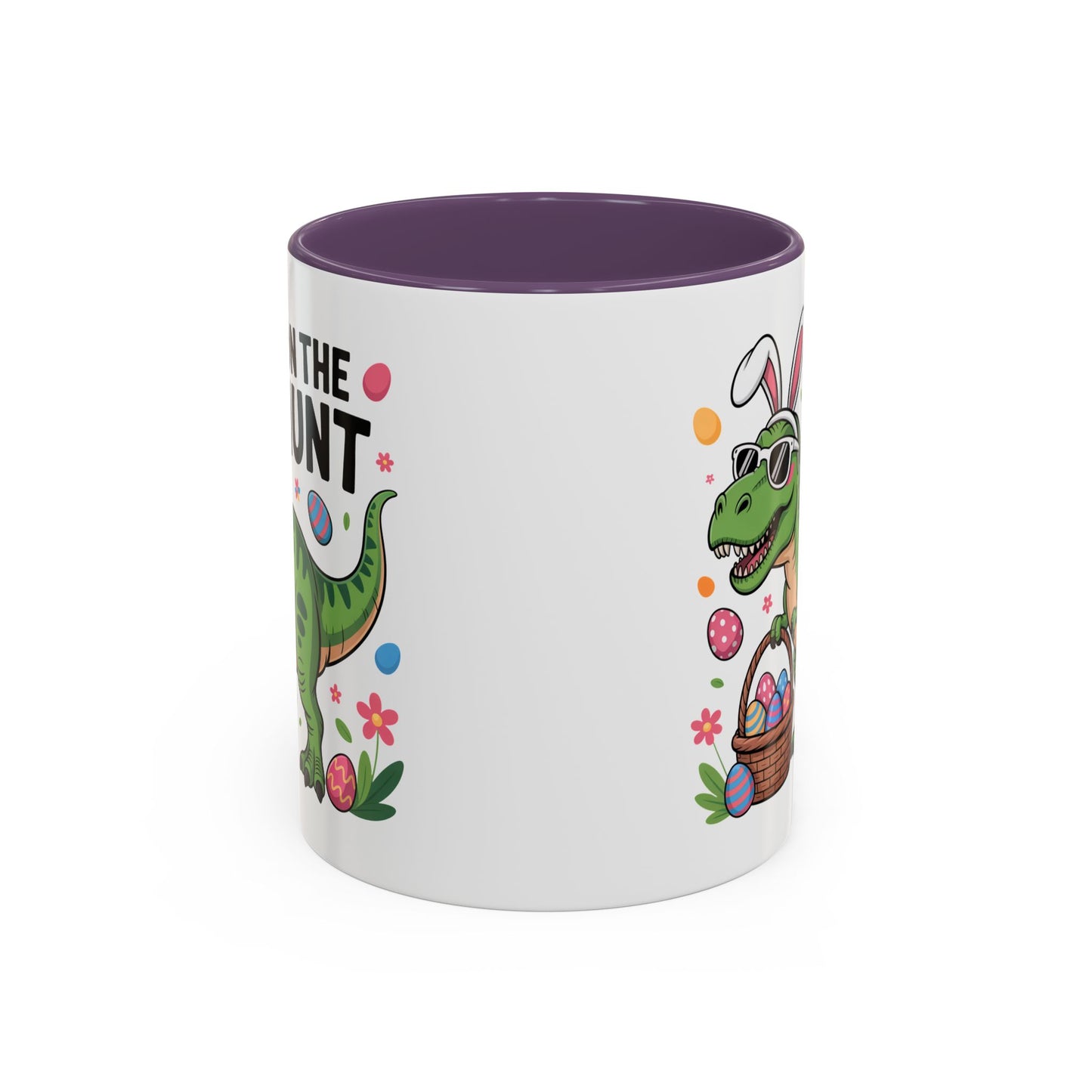 Easter Mug - On The Hunt Dinosaur