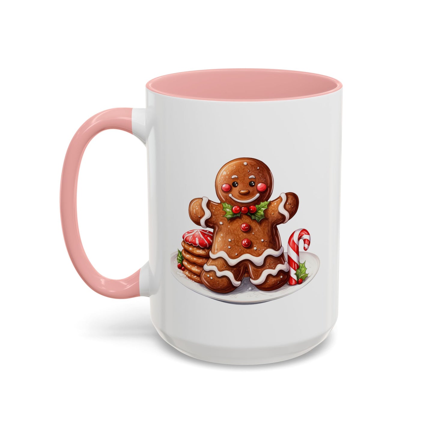 Christmas Mug - Gingerbread Man Cookies and Candy