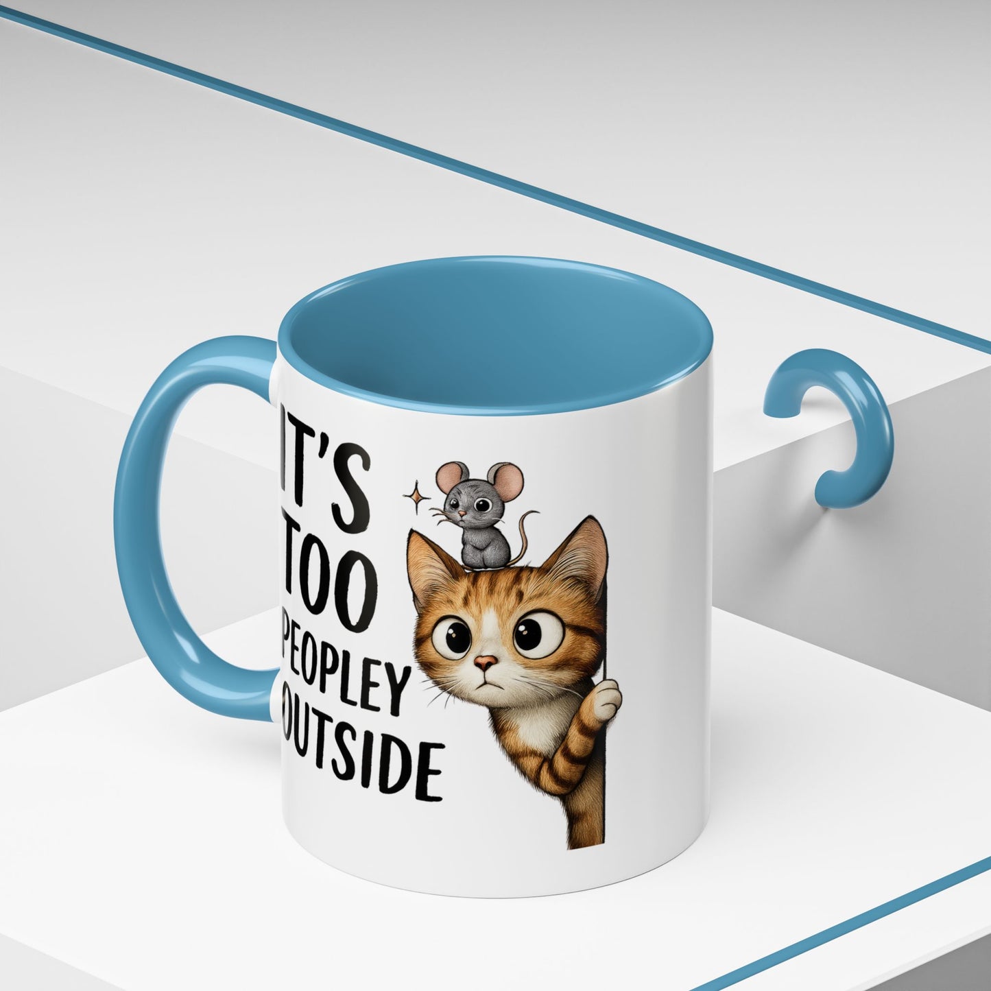 Animal Mug - It's Too Peopley Outside