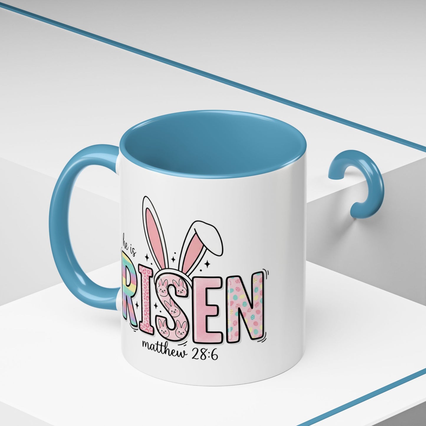 Easter Mug - He Is Risen Bunny
