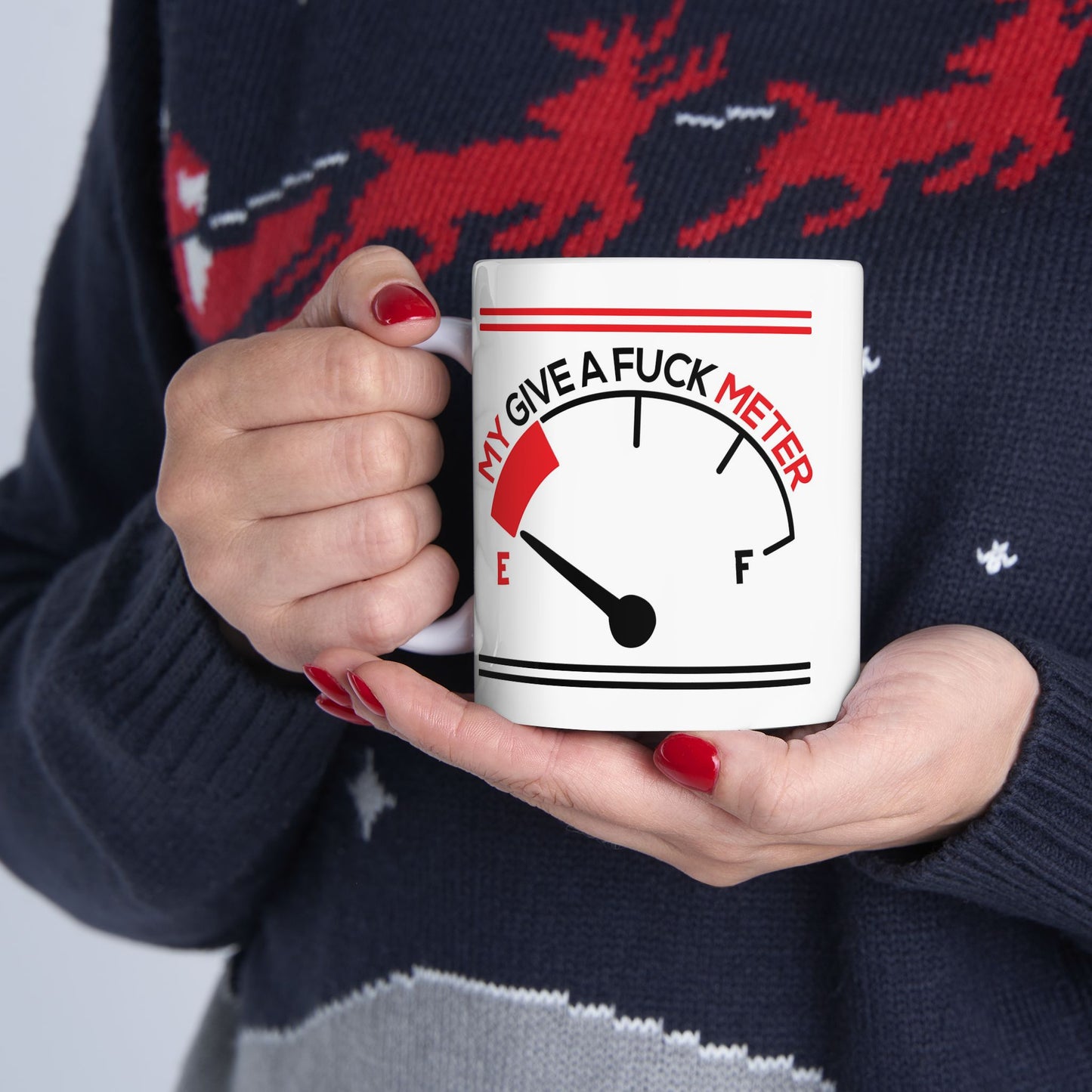 Adult Mug - My Give a Fuck Meter