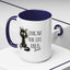Humor Mug - Living That Nine Lives