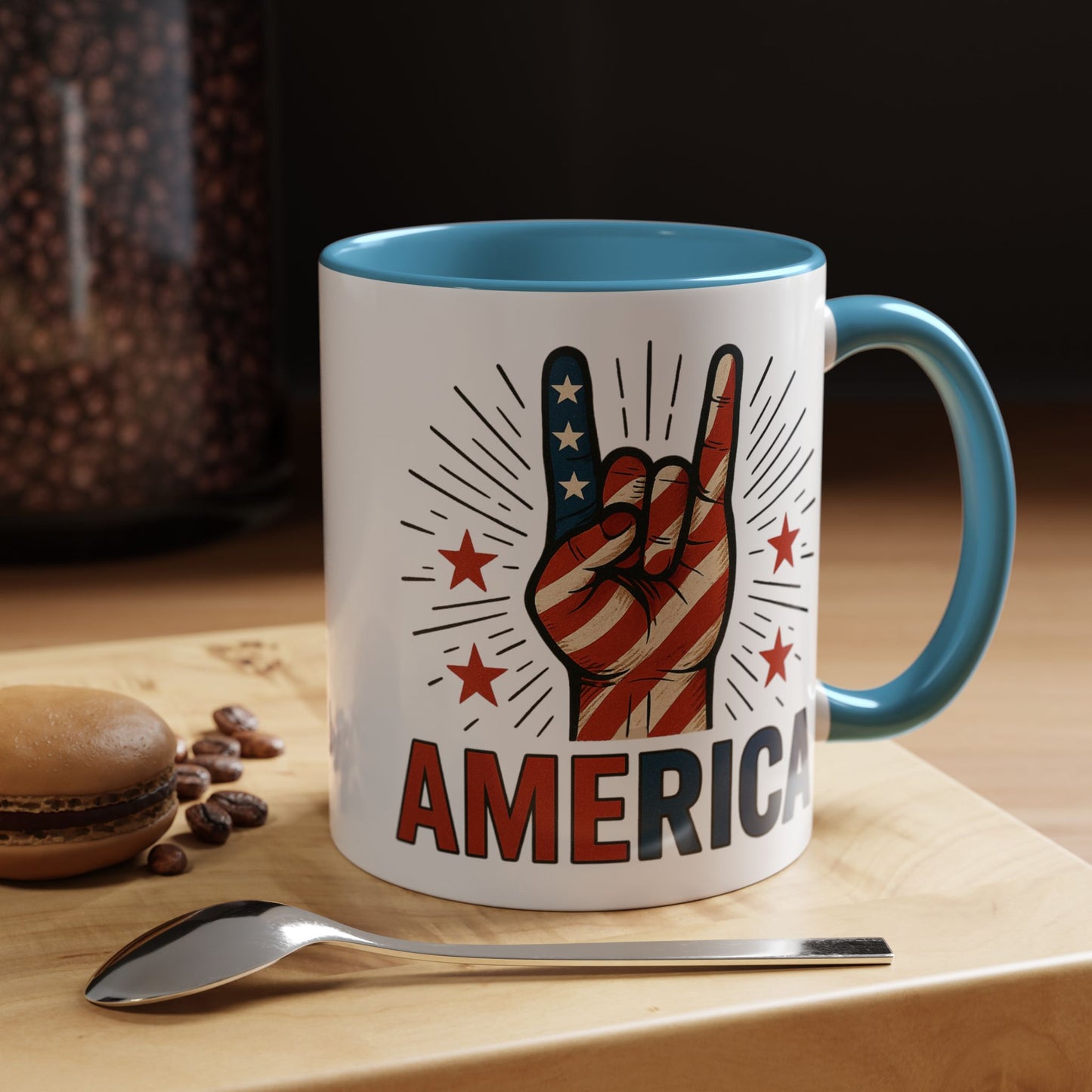 4th of July Mug - America Rock On