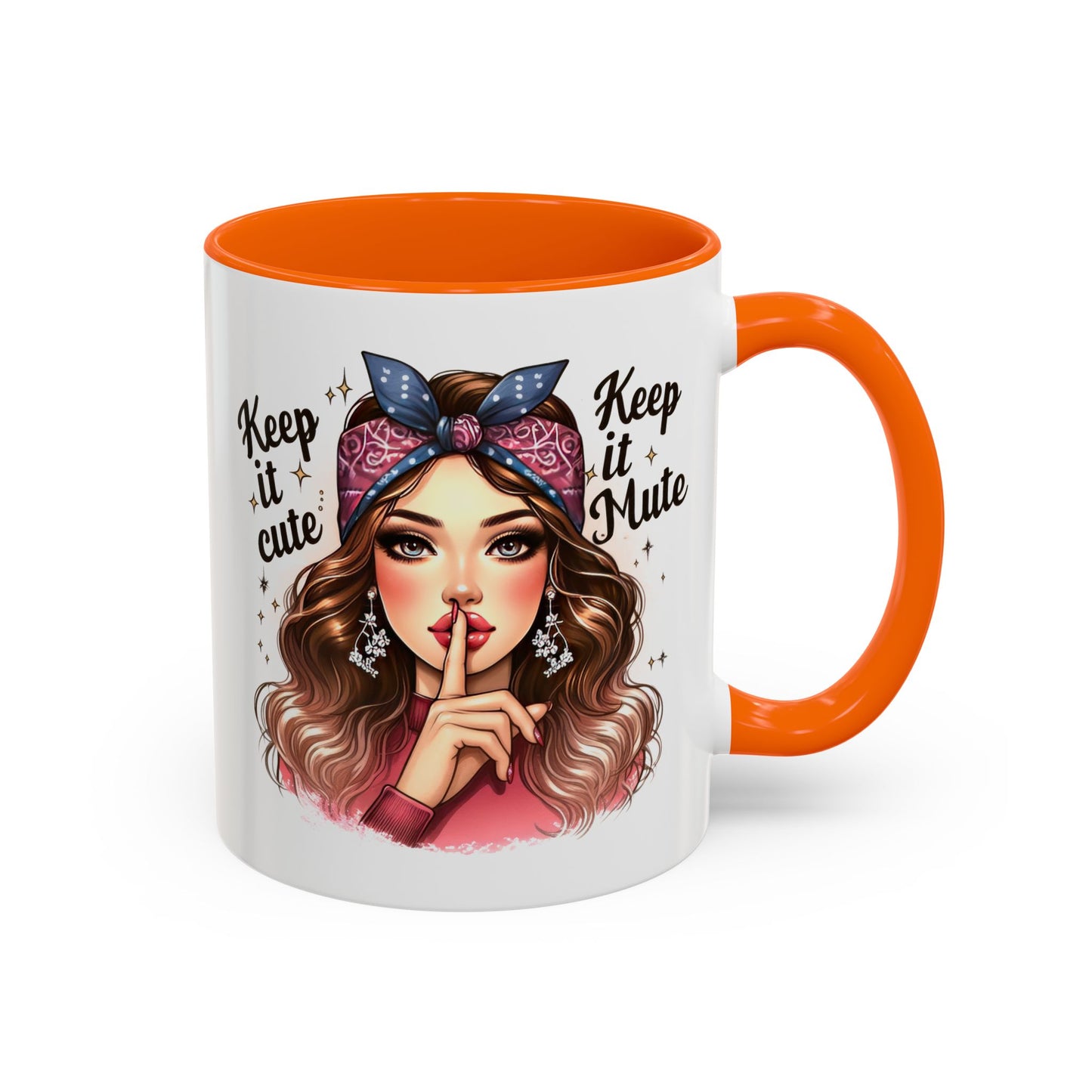 Humor Mug - Keep It Cute Keep It Mute