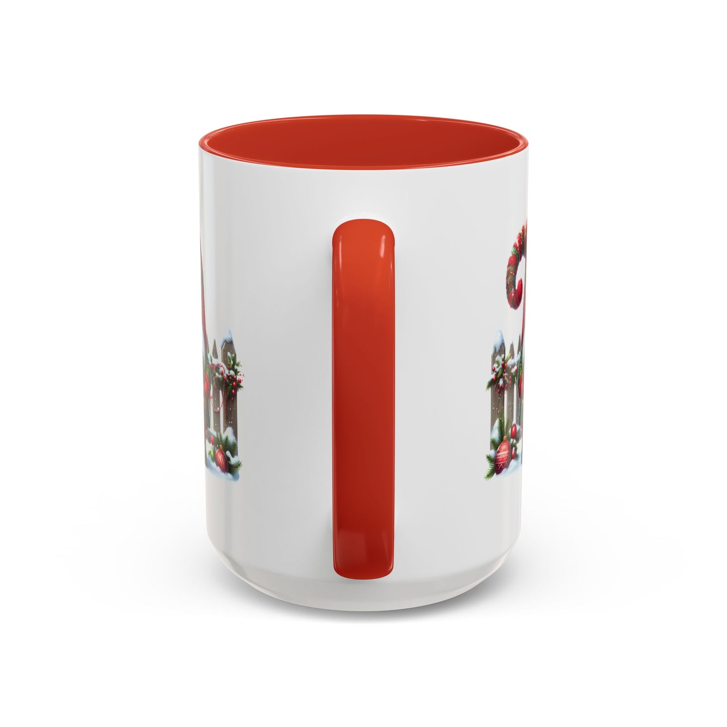 Christmas Mug - Gnome with Christmas Wreath