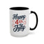 4th of July Mug - Happy 4th of July Fireworks