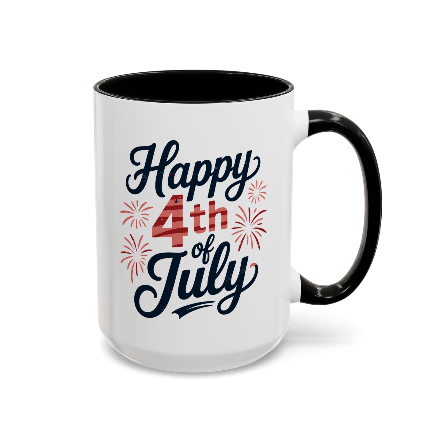 4th of July Mug - Happy 4th of July Fireworks