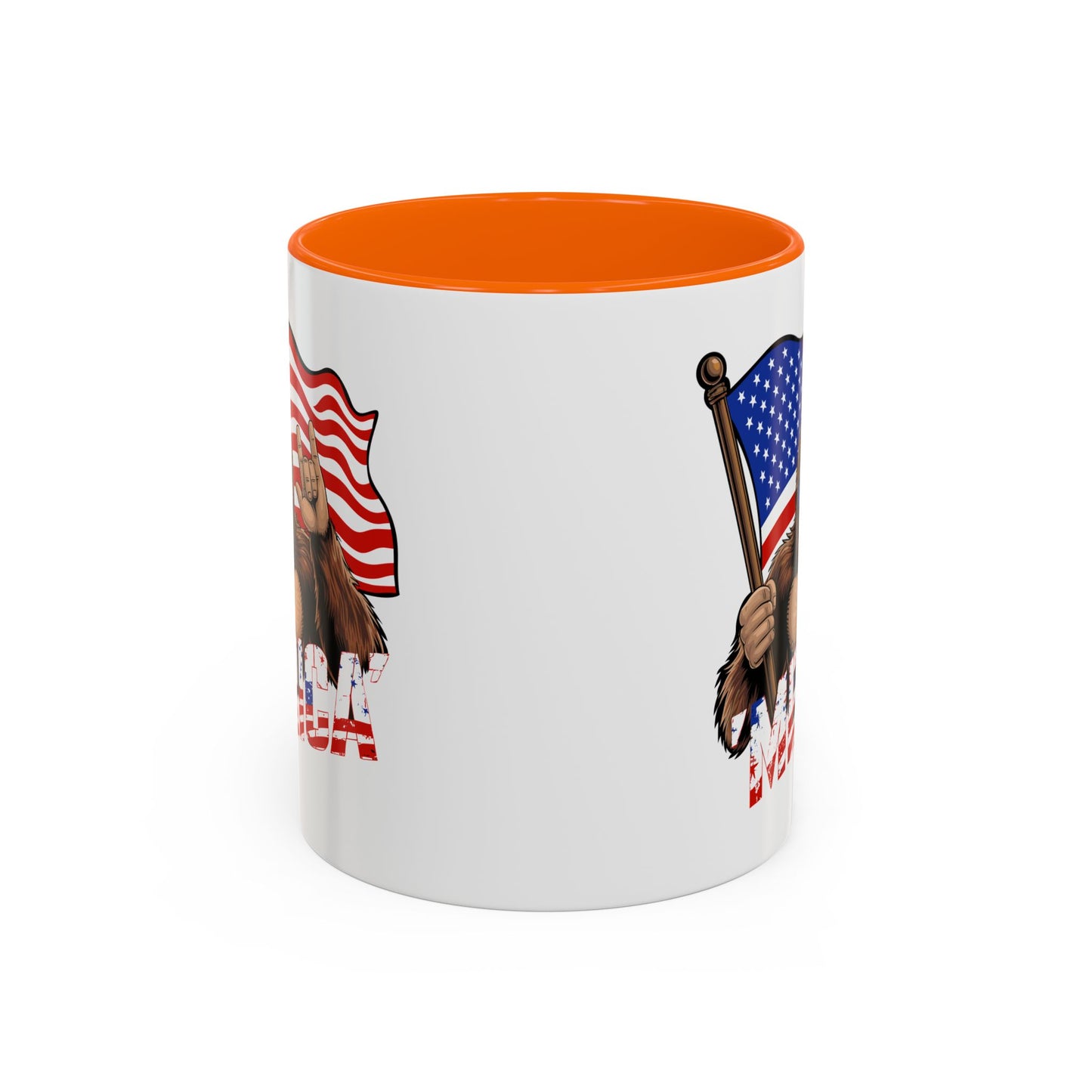 4th of July Mug - Bigfoot USA Flag