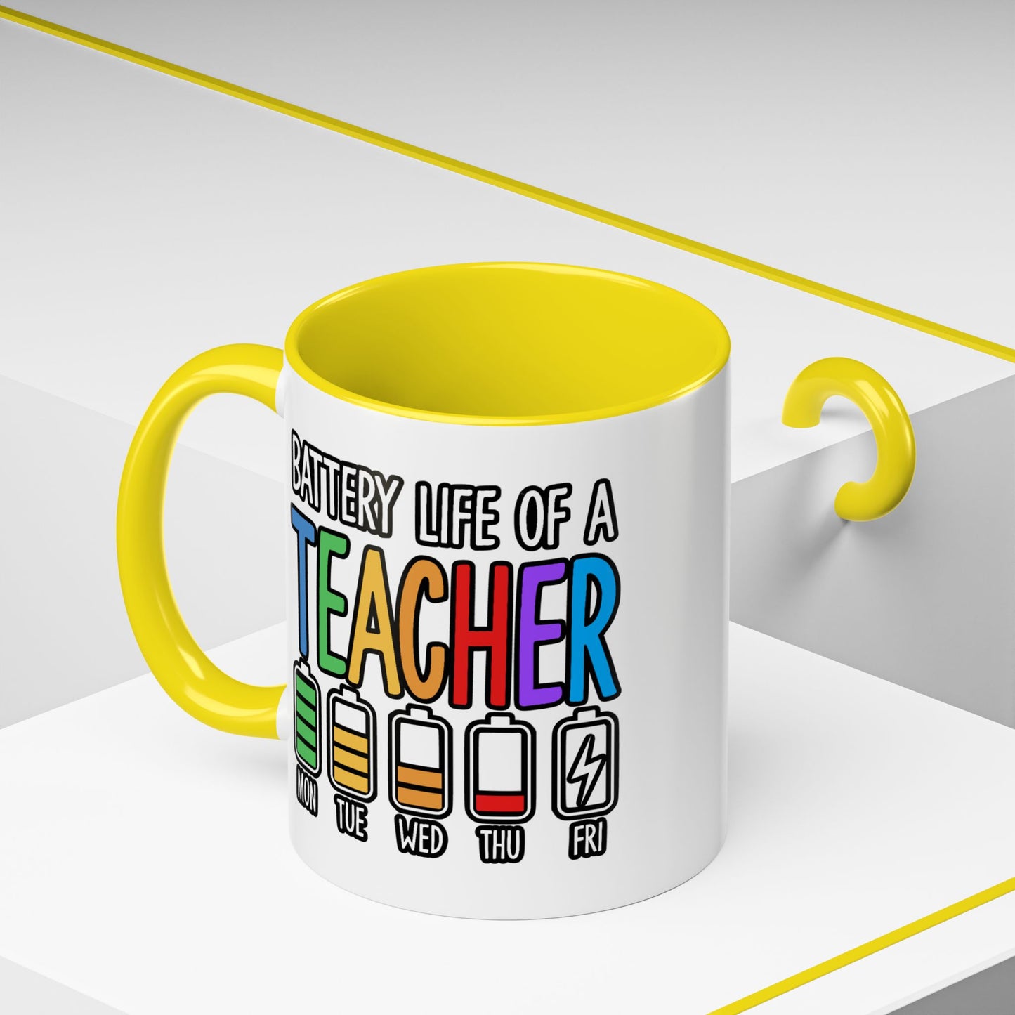 Office Mug - Battery Life of a Teacher