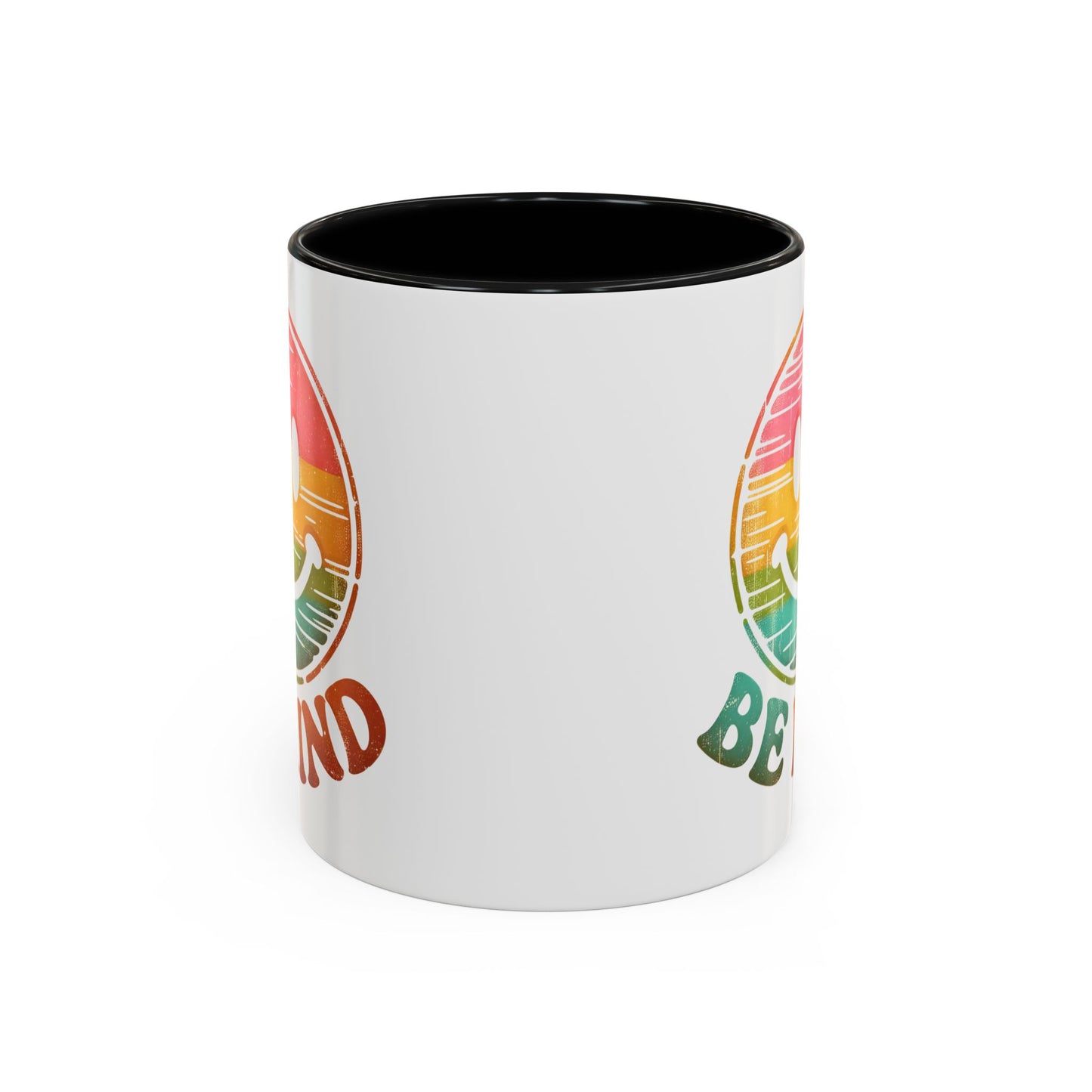 Motivation Mug - Retro Smiley Face Be Kind