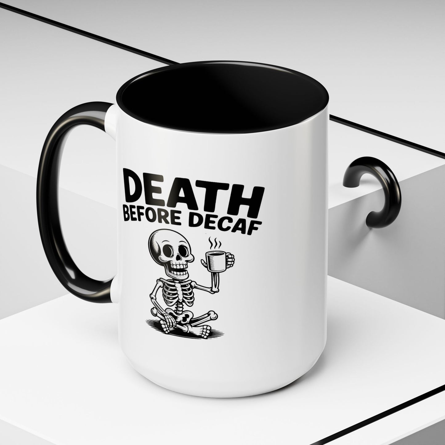 Humor Mug - Death Before Decaf