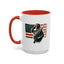 4th of July Mug - Soldier American Flag