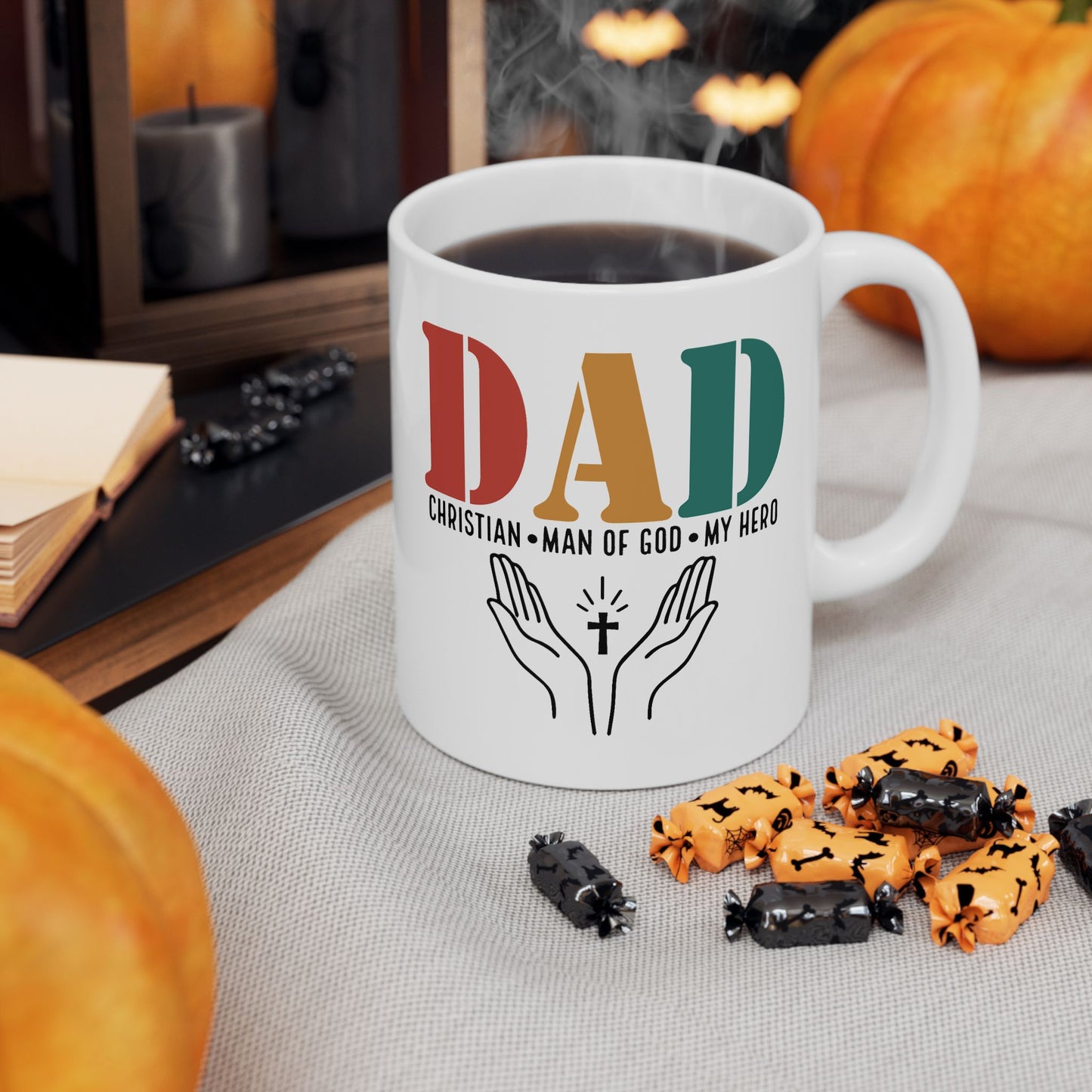 Father's Day Mug - Dad Man Of God