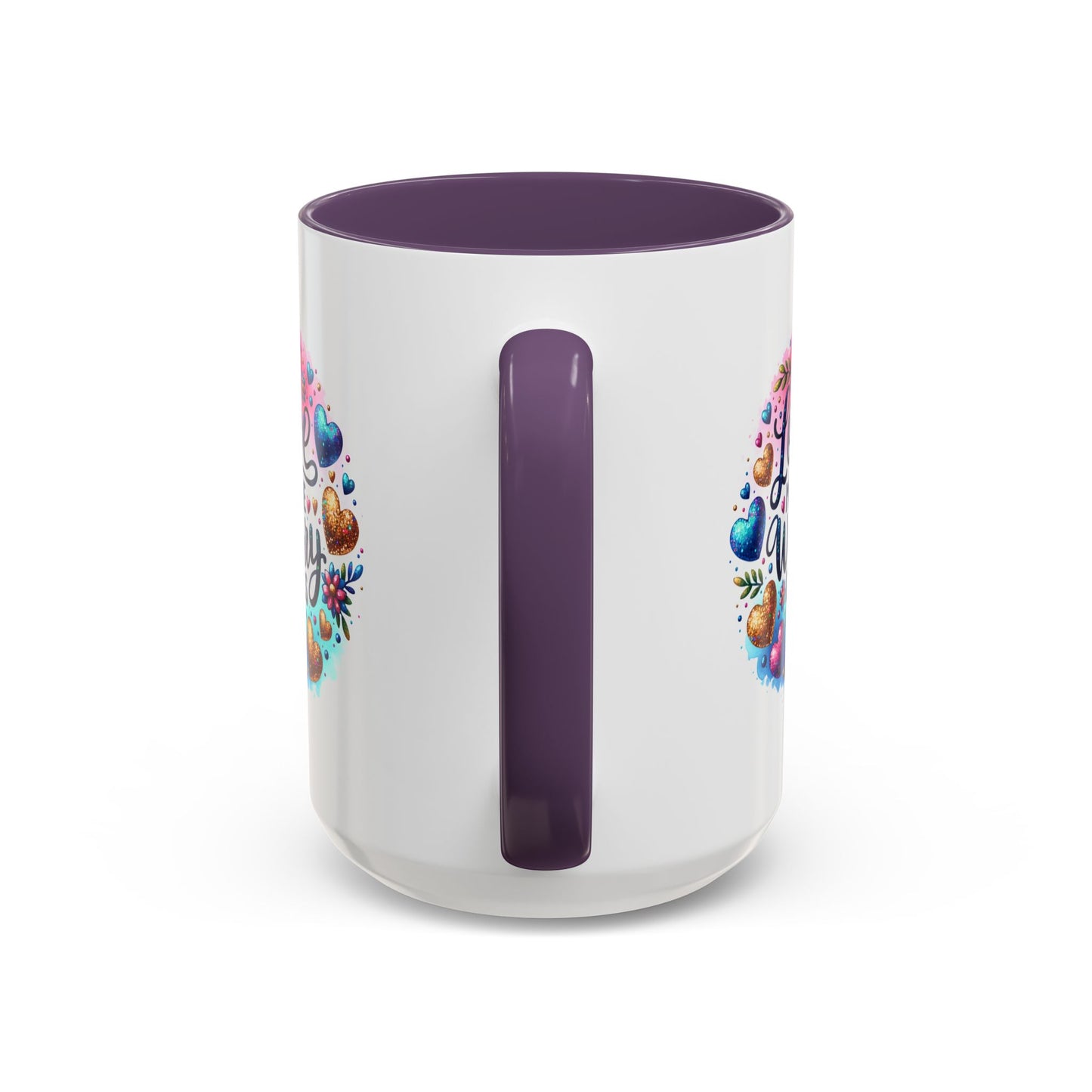 Wellness Mug - Love More Worry Less Circle