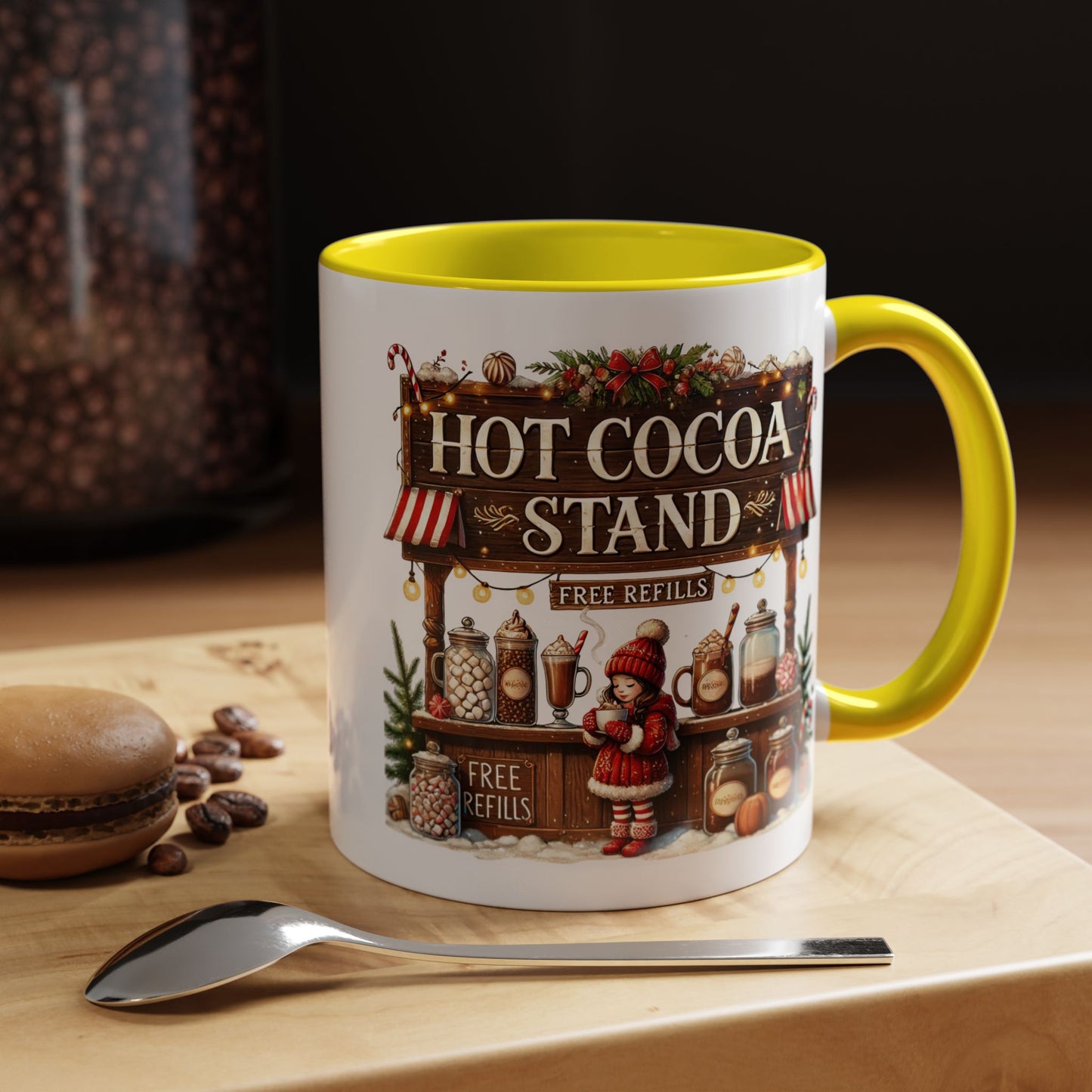 Christmas Mug - Hot Cocoa Stand Free Refills