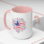 4th of July Mug - Star Flag Fireworks