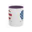 4th of July Mug - God Bless America Flag Heart
