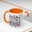 4th of July Mug - Floral America Patriotic